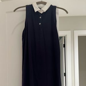 COPY - The Kule Navy Polo Dress